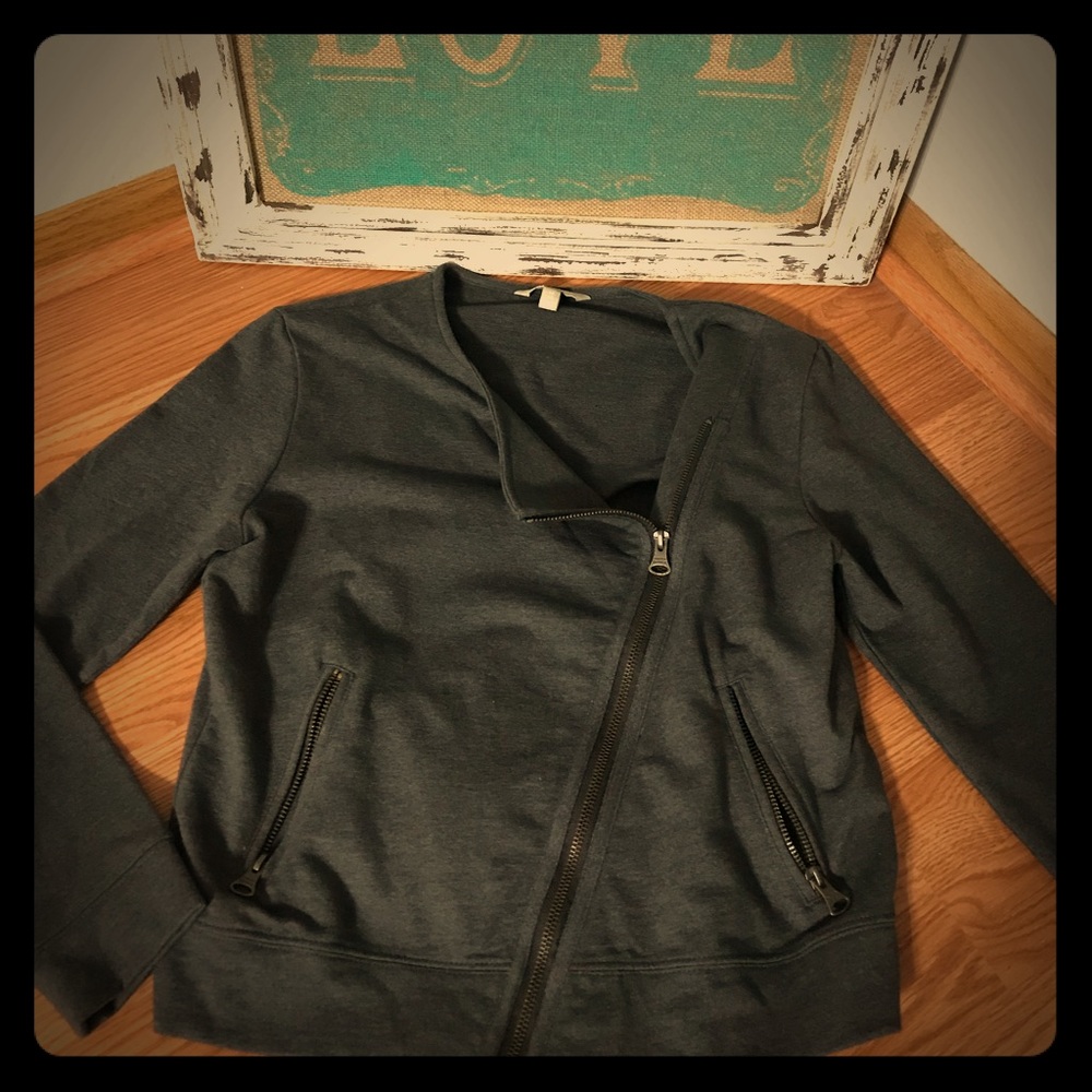 Banana Republic Moto Sweater Jacket